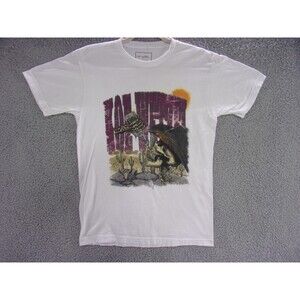 Koe Wetzel Shirt Mens Medium Travis Justin Outlaws Never Die White Graphic Band